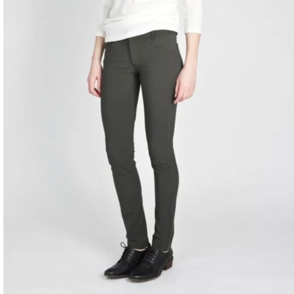 Outlier Green Pants Women's Daily Riding Pants Pockets Size 10 Skinny - Picture 1 of 10